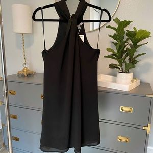 NWT Naked Zebra | Black Halter Dress